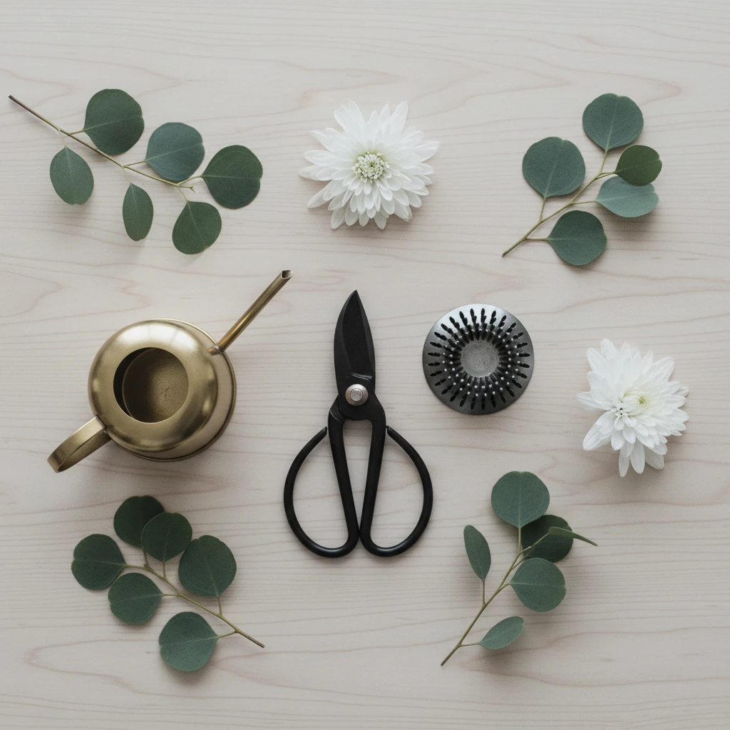 Ikebana narzedzia