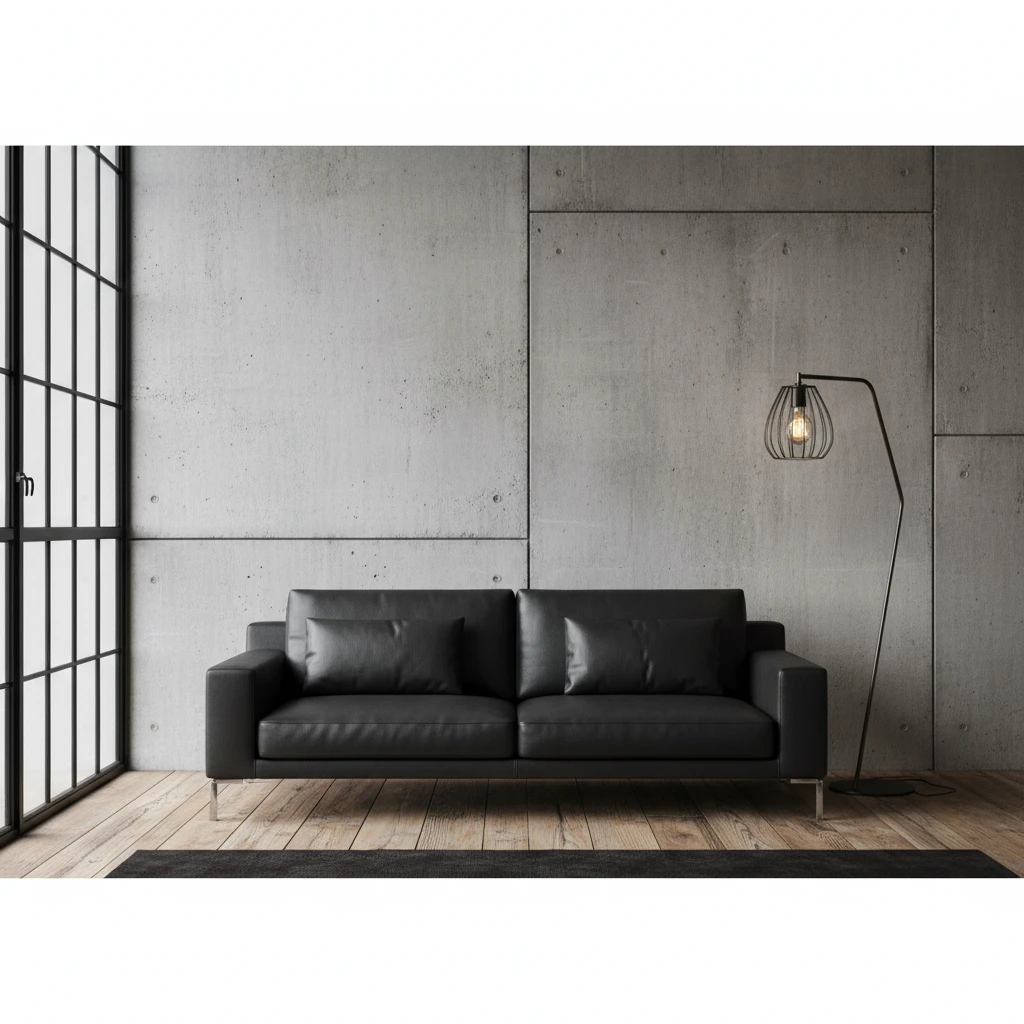 beton industrialny salon