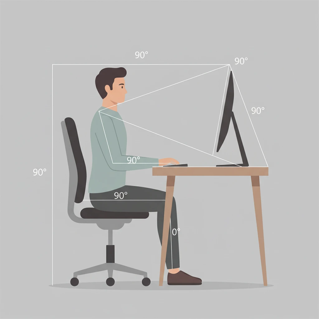 ergonomiczna postawa