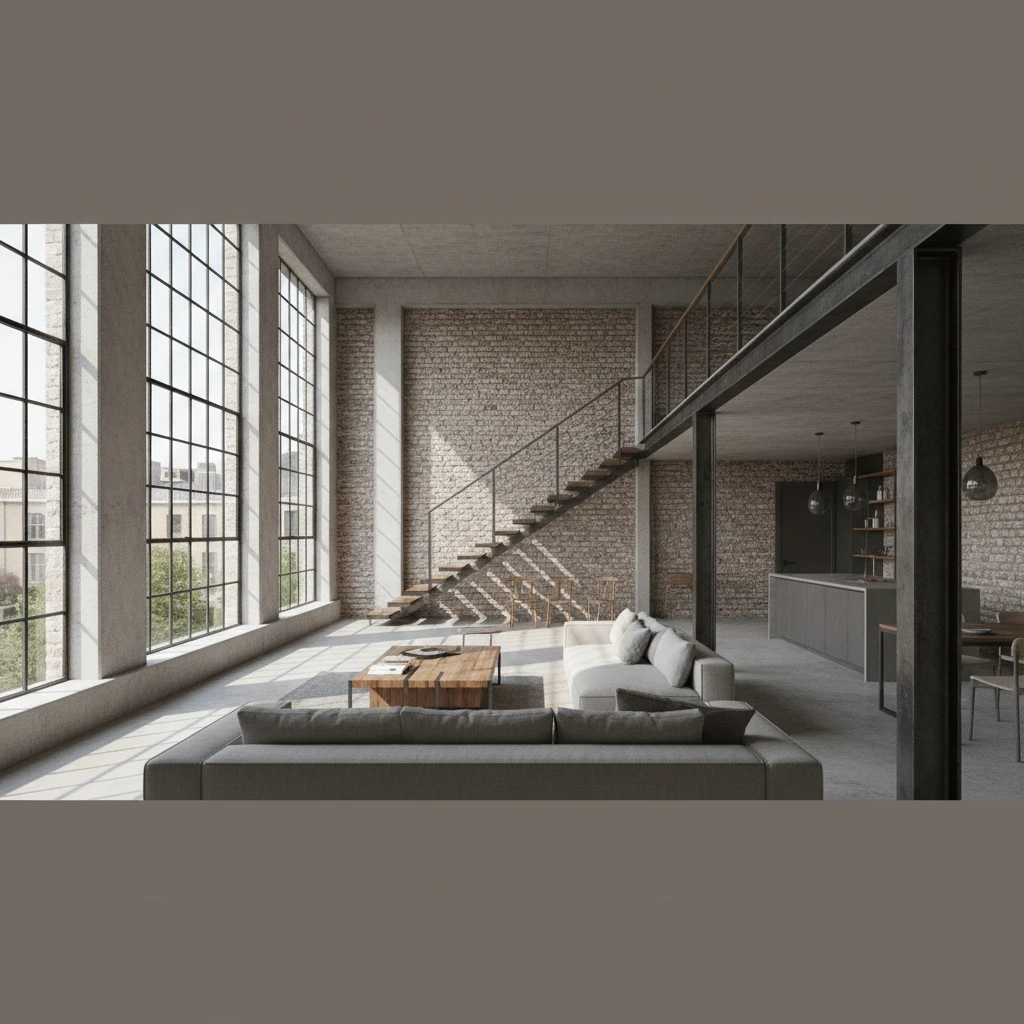 loft glowne wnetrze