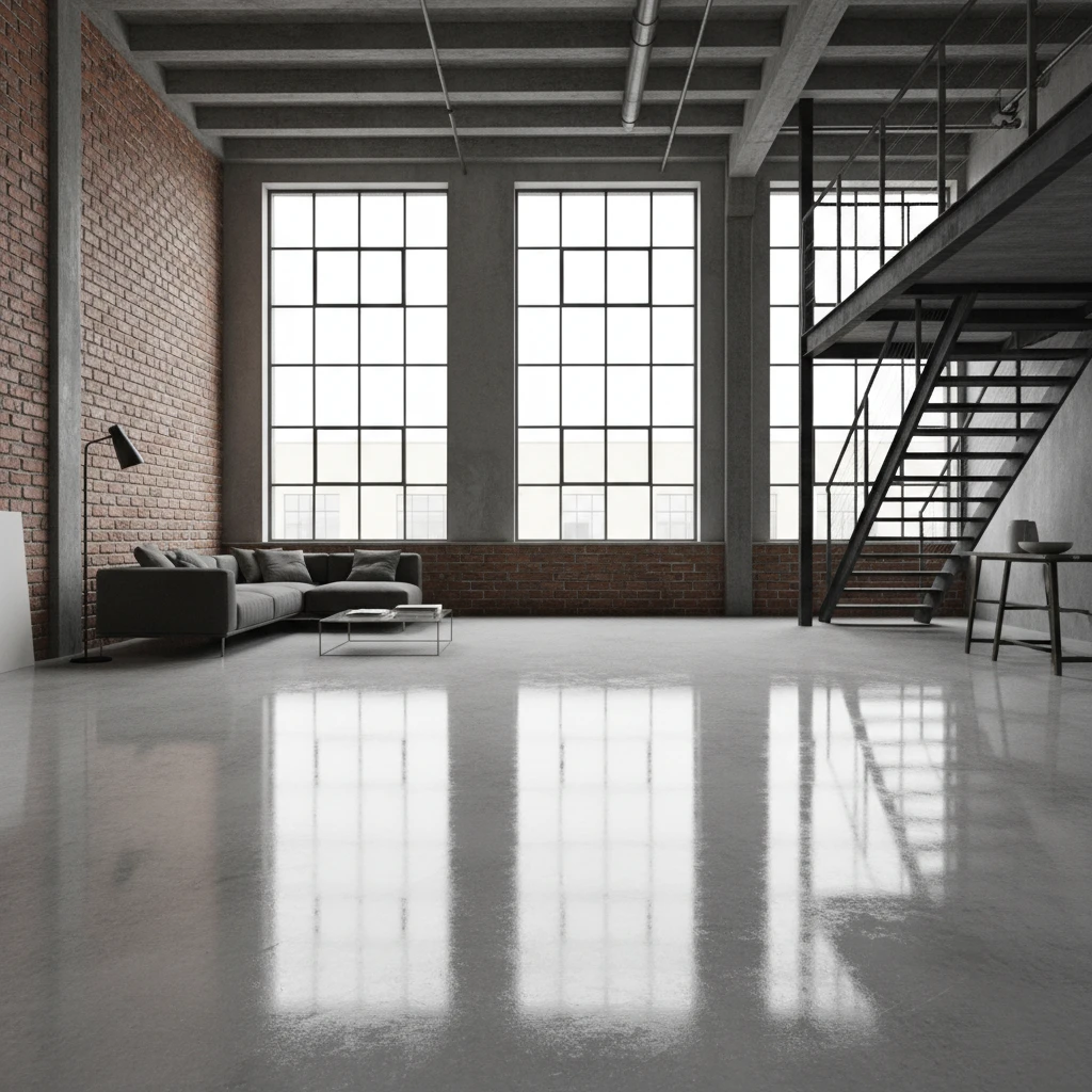 podloga polysk loft