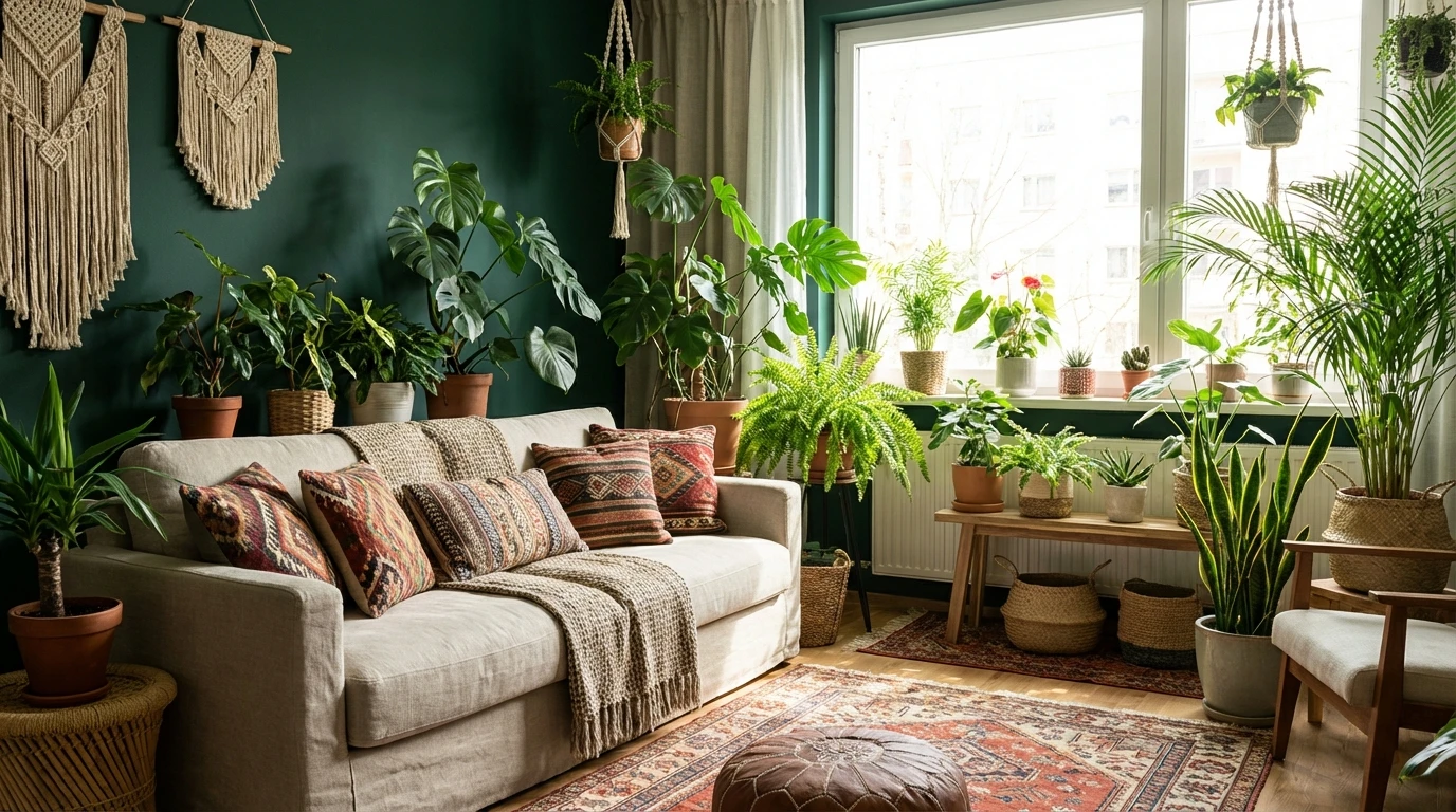 zielony salon natura